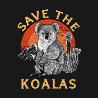 Save The Koalas Animal Lovers T-Shirt