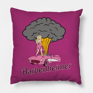 Barbie x Oppenheimer 2023 | BARBENHEIMER Pillow