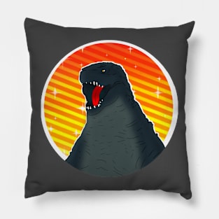 Godzilla t-shirt Pillow