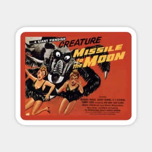 Classic Sci-Fi Movie Poster - Missile to the Moon Magnet