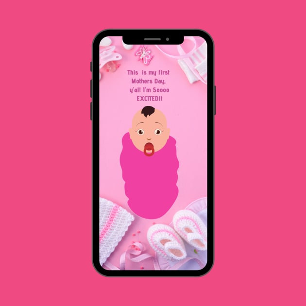 Moms First Mothers Day, Baby Girl by Unique Online Mothers Day Gifts 2020