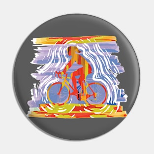 Bike Mountain Gift for Women Pin