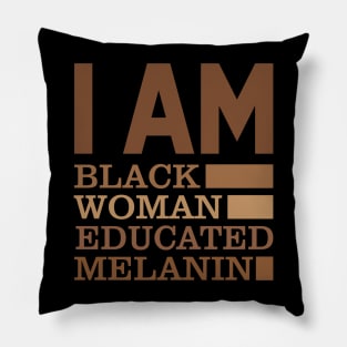 Black Women Pillow