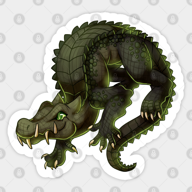 Kaprosuchus Dinosaur Aufkleber Teepublic De