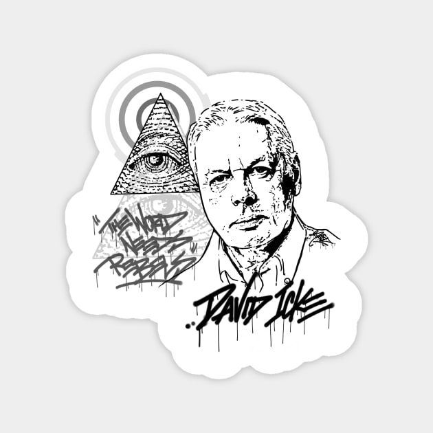 David Icke Magnet by MadLanguage