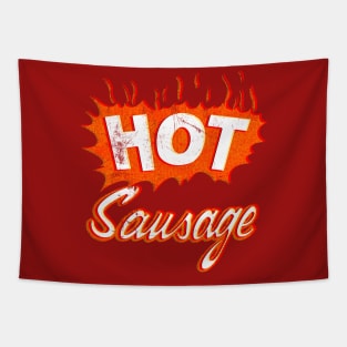 Vintage Hot Sausage Tapestry