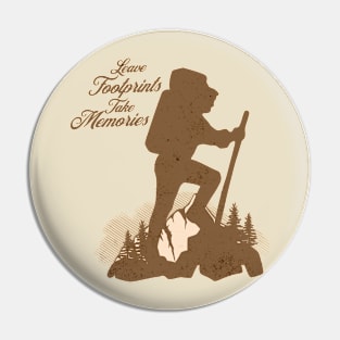 Leave footprints take memories Pin