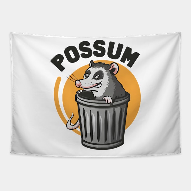 City Slicker Possum Tapestry by FreshIdea8