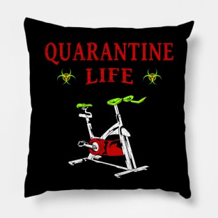 Quarantine Life Self Isolation Workout Bike Pillow