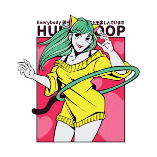 "Every Body Hula Hoop" Anime Design T-Shirt