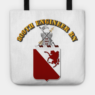 809th Engineer Bn - Coat of Arms Tote