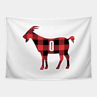 POR GOAT - 0 - Plaid Tapestry