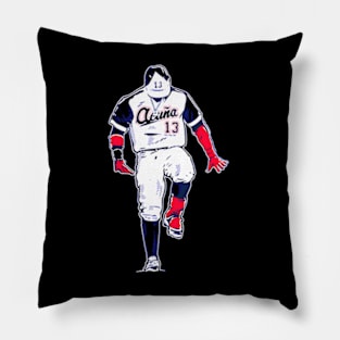 Ronald Acuna Jr Superstar Pose Pillow