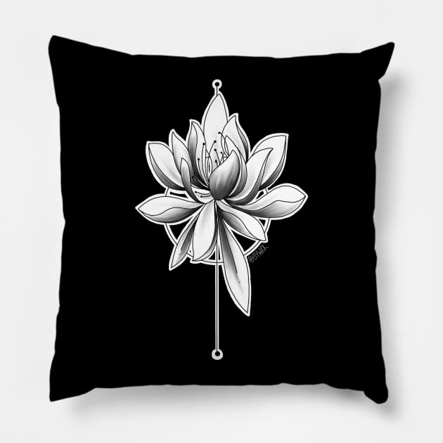 lotus <3 Pillow by elywick