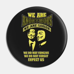 WE ARE ANONYMOUS Pin