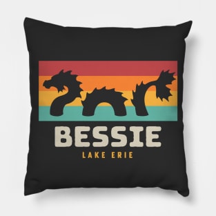 Bessie Lake Erie Monster Ohio South Bay Bessie Lake Monster Pillow