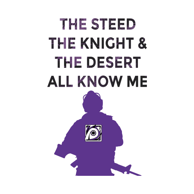 The Knight, The Steed, & The Desert All Know Me by cleverlynot