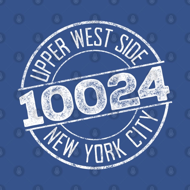 Upper West Side 10024 (White print) by UselessRob