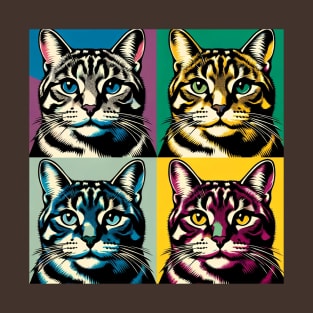 Tabby Pop Art - Cat Lovers T-Shirt