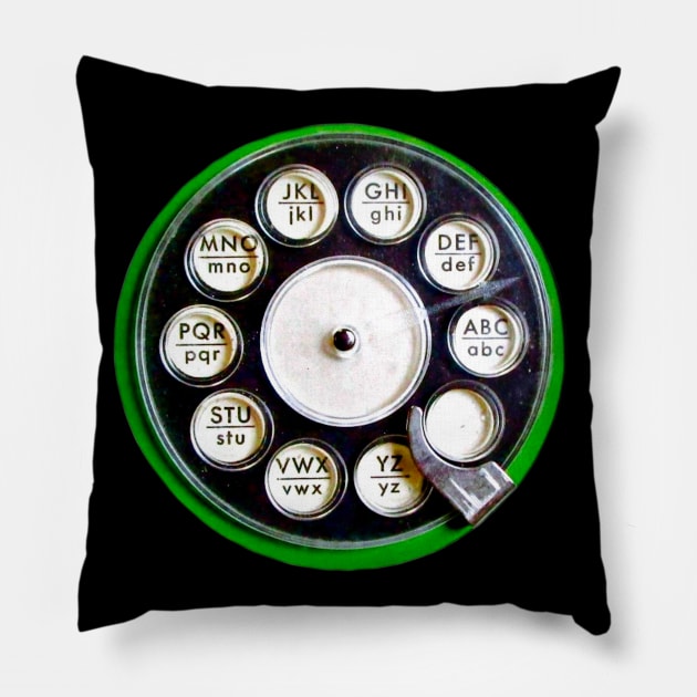 Call me! Vintage Dial Phone Pillow by badlydrawnbabe