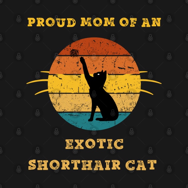 exotic shorthair cat mom by vaporgraphic