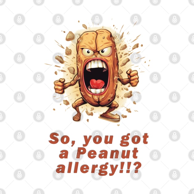 Angry Peanut Demands an Answer by Imagequest