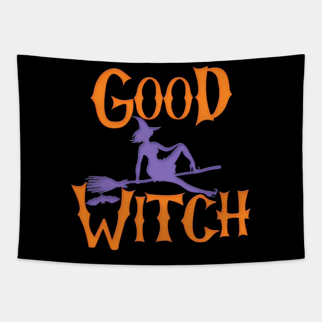 Halloween Costume Good Witch Tapestry by Tatjana  Horvatić