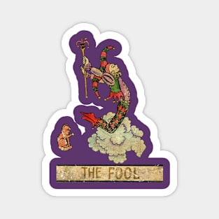 The Fool Tarot Card Front and back design Magnet