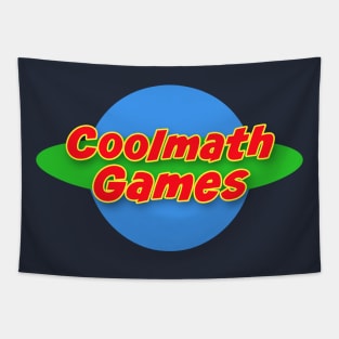 Coolmath Planet Logo Tapestry