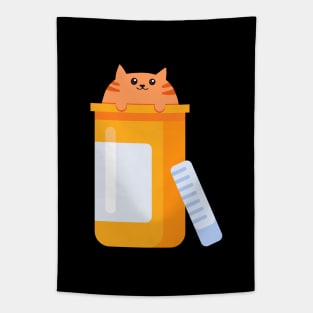 Antidepressant Cat Pill Bottle Mental Health Matters Tapestry