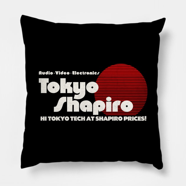 Tokyo Shapiro Pillow by Turboglyde