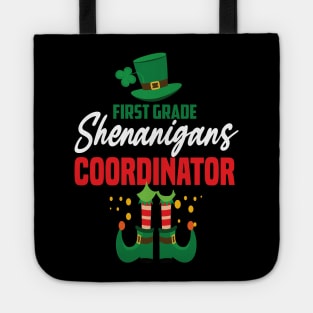 First grade shenanigans coordinator St.patricks day Tote