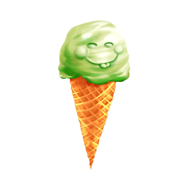 Happy ice cream by Digitaldreamcloud