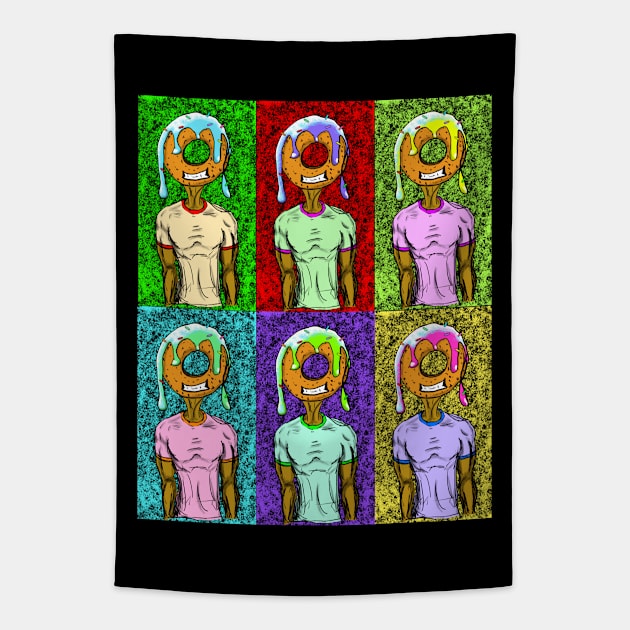 Donut Men Tapestry by ArtsWorX719