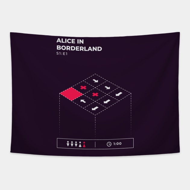 alice in borderland s1:e1 Tapestry by amyadrianna