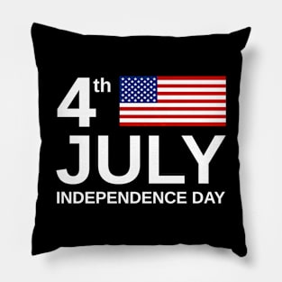 4th of July US Flag Independence Day Pillow