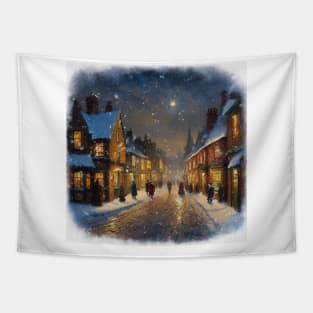 Dickensian Christmas Street Tapestry