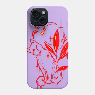 sad red cat Phone Case