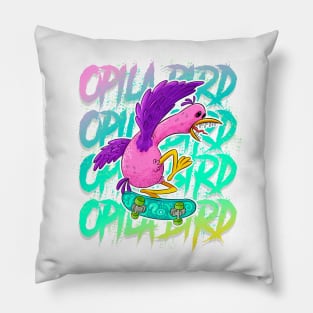 garten of banban opila bird sket Pillow