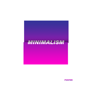 Minimalism poster T-Shirt