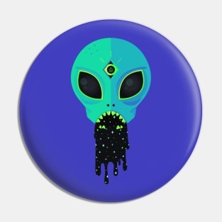 Alien Flu Pin