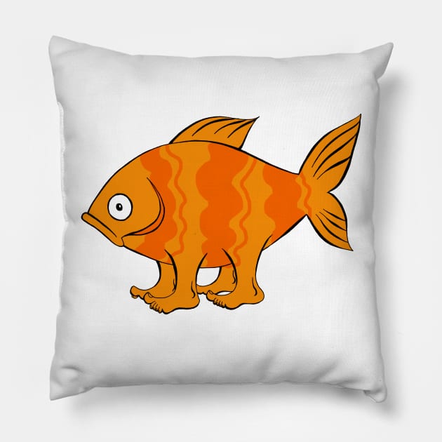 Fish Pillow by lucamendieta