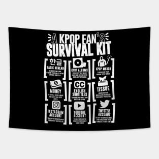 A KPOP FAN'S SURVIVAL KIT 2 Tapestry