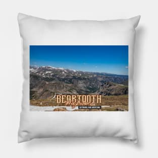 Beartooth Highway Wyoming and Montana Pillow