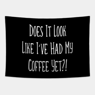 Does it look like I've had coffee yet?! Cheeky Witch® Tapestry