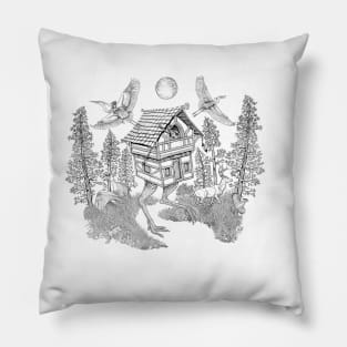 Bird House Pillow