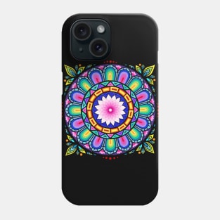 Stained Glass Window Mandala Phone Case