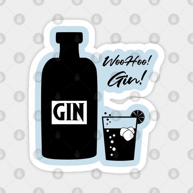 Gin Magnet by Randomart