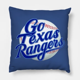 GO TEXAS RANGERS BASEBALL 3D Pillow