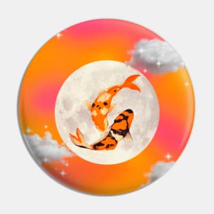 Koi Moon Pin